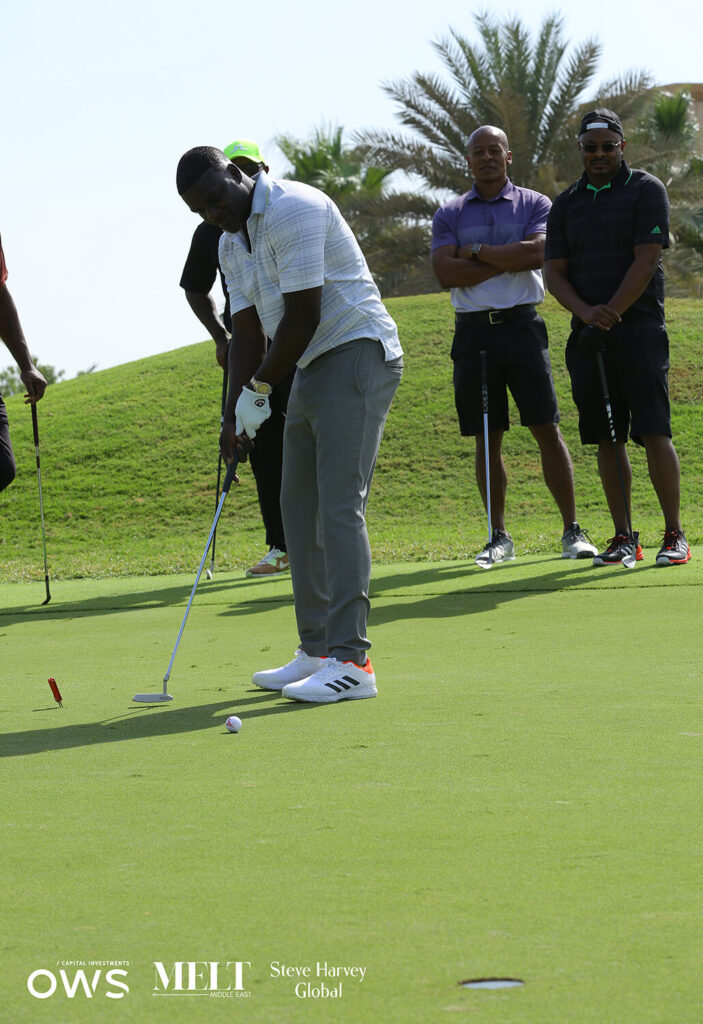 Golfers on the course