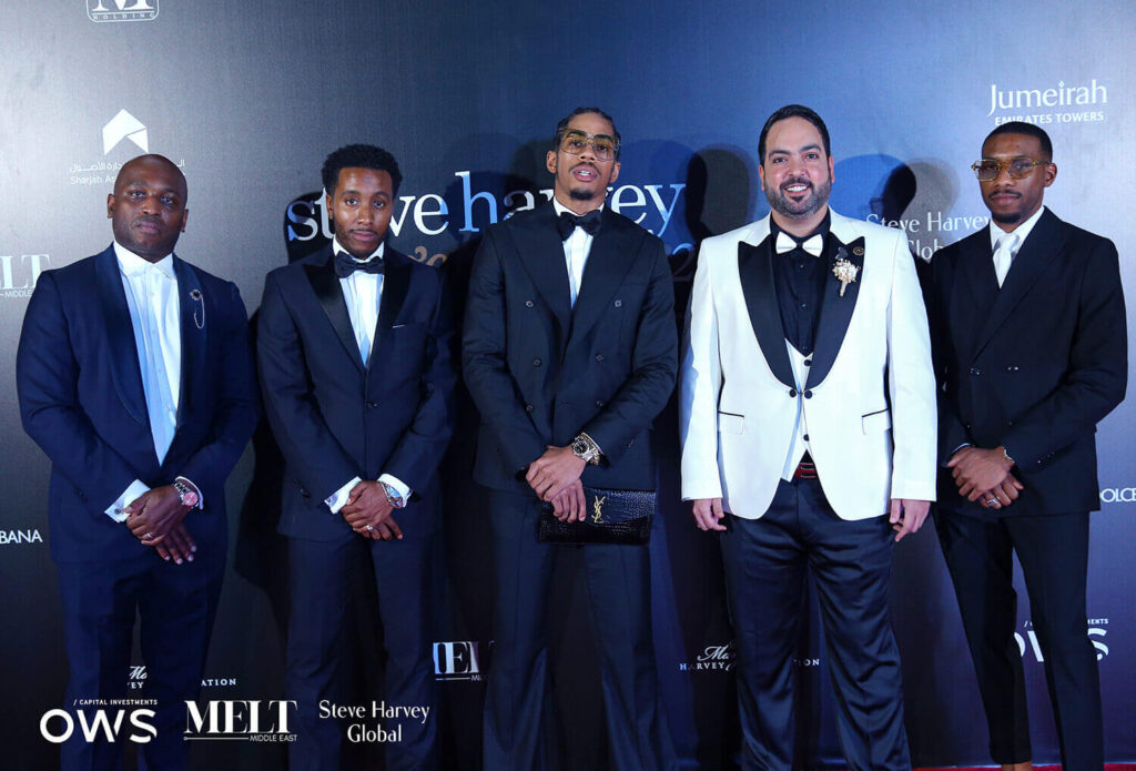 Guests on the red carpet